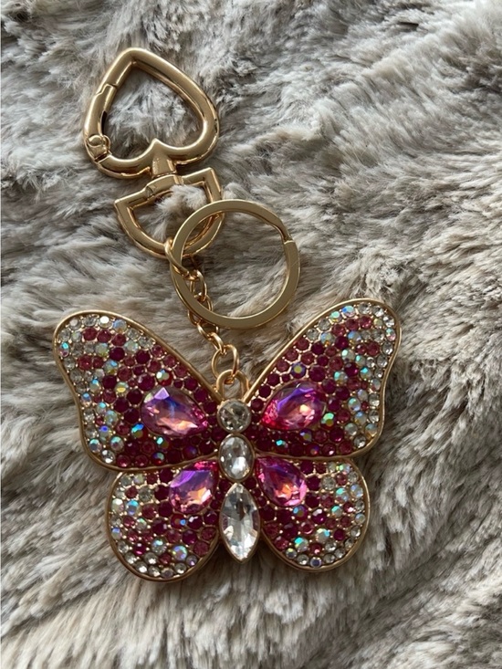Unbranded Accessories - Pink Butterfly Keychain